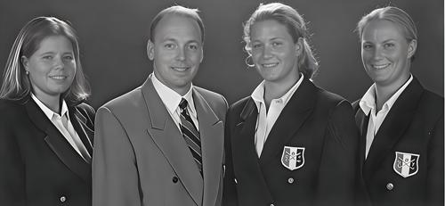 Monica Gundersrud, Stefan Ivansson, Suzann Pettersen, Line Berg